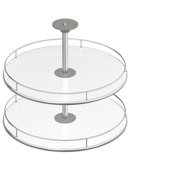 Häfele 4/4 karussell 731 mm (antratsiit / kroom / valge)