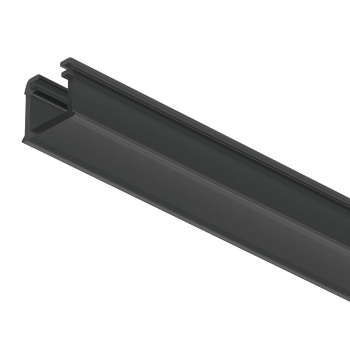 Häfele Loox 1101 plastikrpofiil 8 mm LED-ribale, süvistatav, 3000 mm (must)