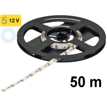 Industrial LOOX5 LED 2074 valgusriba 50 m/rull, 9,6 W/m, külm valgus 4000K, 12V (kleebitav, valge)