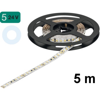 Premium LOOX5 LED 3052 valgusriba 5 m/rull, 19,2 W/m, külm valgus 4000 K, 24 V (kleebitav, valge)