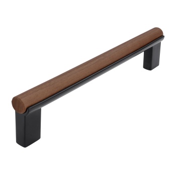 Käepide 188 x 38 x 16 mm (matt must/lakitud pähkel)