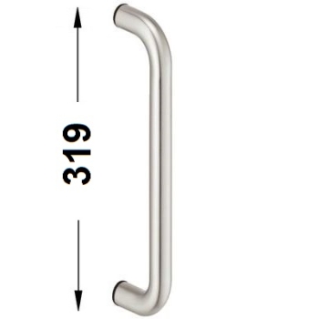 Käepide Bodo, 319 mm puituksele, Ø19 mm (roostevaba, matt)