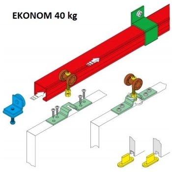 Lükandukse süsteem 40 kg 