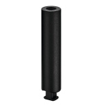 Kandilise riidepuutoru ELIIT 30 x 12 mm läbiv kandur (matt must)