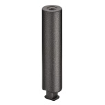  Kandilise riidepuutoru ELIIT 30 x 12 mm läbiv kandur (moka must)