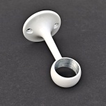 Riidepuutoru Ø25 mm läbiv kandur (valge)