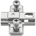 Монтажная планка Häfele Metalla 110 SM, H=0, с предустановленными еврошурупами