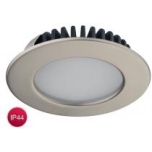 LOOX Led 2002 светильник Лед для влажных помещений, 3,2W, IP44, холодный свет 5000K, 12V (матовый никель)