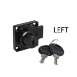  Sahtilukk, Ø19 x 22 mm, sarnased võtmed, VASAK, (must)