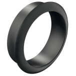  Luku korpuse rosett Ø19/25 mm (must)