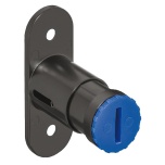 Puitlükandukse "vajuta" lukk (must)