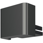 Alumiiniumprofiili OneCable otsalõpetus, must