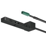 OneCable toiteühendus lamekaablile, 90 W, must