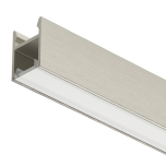 Aлюминиевый профиль Loox5 2103 для LED ленты 8 мм, 3000 мм (цвета нерж. стали)
