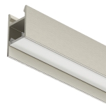 Aлюминиевый профиль Loox5 2104 для LED ленты 8 мм, 3000 мм (цвета нерж. стали)