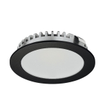 Recess/surface mounted downlight, round, häfele loox led 3094, zinc alloy, 24 v (led3094 24v/2.5w/30k/cri90/black/2m)
