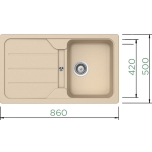 Graniitvalamu FORMHAUS D-100 Schock (beež / moonstone) [Manuaalklapp]