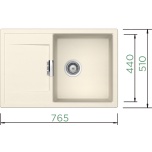 Гранитная мойка MONO D-100 Schock (бежевая / magnolia)