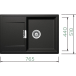 Graniitvalamu MONO D-100 Schock (tumehall / stone)