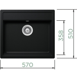 Graniitvalamu MONO N-100 Schock (must / puro)