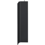 Ручка - профиль-L для дверей без ручек, вертикальный монтаж, длина 2500 мм (черный матовый, анодированный E6/C35)