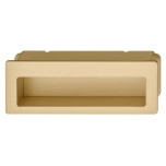  Süvistatav käepide 105,5 x 37 mm, harjatud matt brass