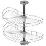 Häfele 1/2 кухонная карусель Ø740 мм (антрацит / хром)