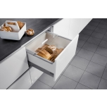 Plastik sahtel 600 mm HAILO Pantry-Box erinevate toodete hoidmiseks (valge)