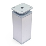 Reguleeritav kapijalg, H = 100 mm, 40 x 40 mm (alumiiniumtooni)