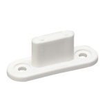 Нижний направляющий зубец для подвесных раздвижных дверей; пластик