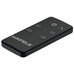 Häfele Loox Basic 4-channel radio remote control for white LEDs (black)