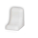 PVC kattega ühendusnurgik 27 x 20 mm (valge)