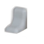 PVC kattega ühendusnurgik 27 x 20 mm (hall)