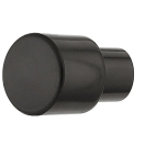 Ручка-кнопка Ø15 мм (черная)