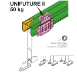 Lükandukse süsteem 50 kg UNIFUTURE II puituksele (2 ust)