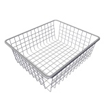 Väljatõmmatav garderoobikorv 536 x 175 x 494 mm (hall)