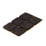 Vilt 30x30 mm (pruun, 6 tk)