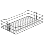 Корзина для фронтального выдвижного механизма для шкафа-пенала Häfele, 245 мм (хром)