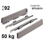 MOOVIT MX vaikseltsulguv sahtel, 92/450 mm, 50 kg (hall)