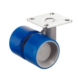 Disain-mööblirullik Ø40 mm (hall/sinine)