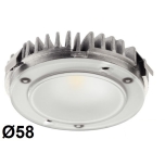 LOOX LED 2025 светиль- ник 3.8W COB, теплый свет, 12V (алюминиевая)