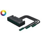 LOOX5 Häfele распеделитель/адаптер для подключения RGB цветных светодиодных светильников, 24 В