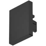 Заглушка для алюминиевого профиля Loox5 2103 (черная)
