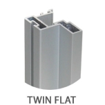 TWIN FLAT käepideme profiil 2700 mm, sisumaterjalile 4 - 10 mm (alumiinium)