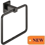 Towel rail, square (graphite black)