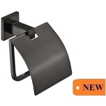 Toilet roll holder, for screw fixing (graphite black)