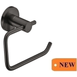 Toilet roll holder, for screw fixing (graphite black)