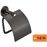 Toilet roll holder, for screw fixing (graphite black)