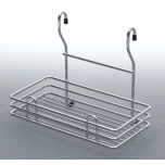Reelingutorule riputatav riiul 280 x 175 mm (kroom)