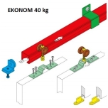 Lükandukse süsteem 40 kg "Ekonom" puituksele (1 uks)